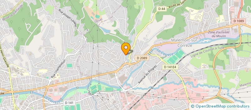 localisation de l'entreprise GEC à MALEMORT