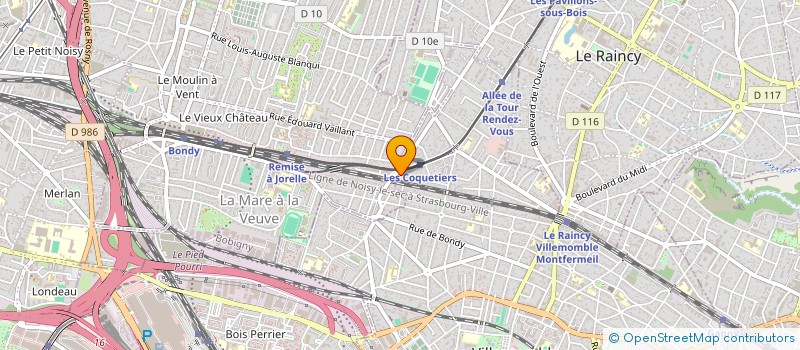 localisation de l'entreprise GEC à VILLEMOMBLE