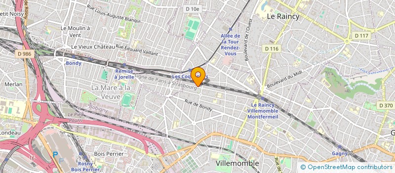 localisation de l'entreprise GEC à VILLEMOMBLE