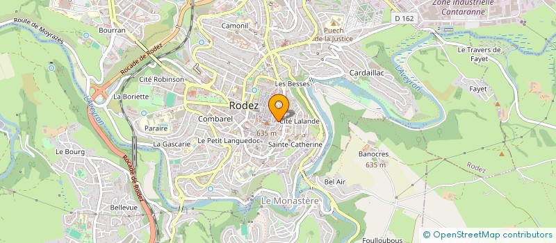 localisation de l'entreprise GEC CONSEIL à RODEZ