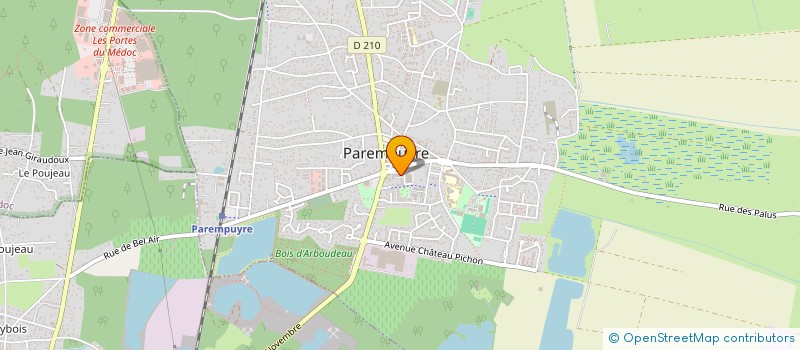 localisation de l'entreprise GEC SIMOES  PAREMPUYRE