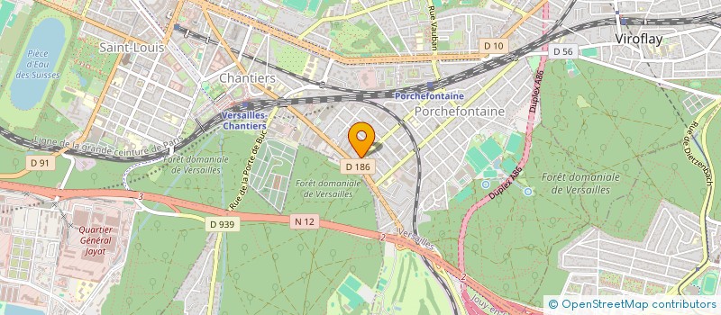 localisation de l'entreprise GEC7 à VERSAILLES