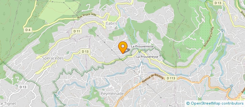 localisation de l'entreprise GECA 2  CABRIS