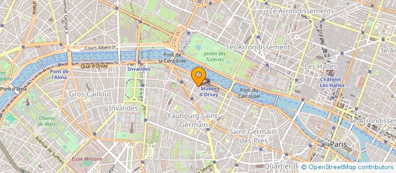 localisation de l'entreprise GECA  PARIS