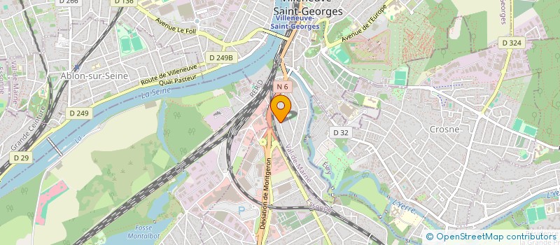 localisation de l'entreprise GECA  VILLENEUVE-SAINT-GEORGES