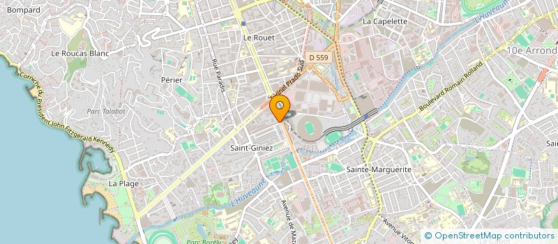 localisation de l'entreprise GECA GESTION  MARSEILLE