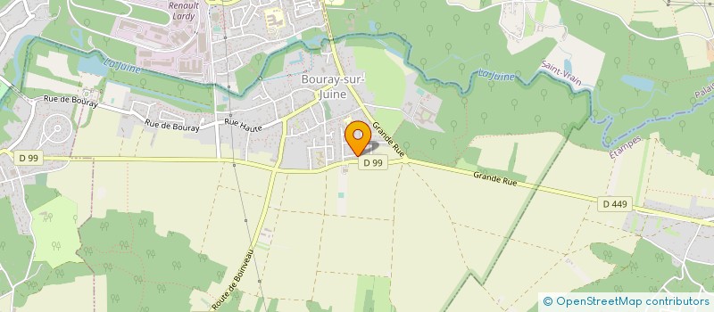 localisation de l'entreprise GECABR  BOURAY-SUR-JUINE