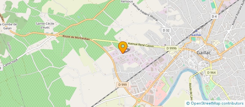 localisation de l'entreprise GECAM à GAILLAC