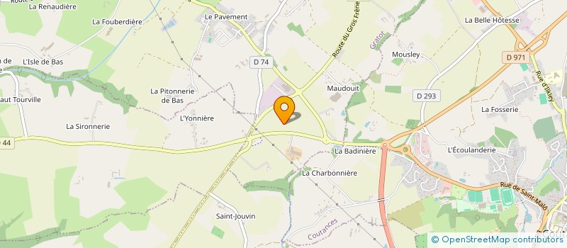 localisation de l'entreprise GECAM IMMOBILIER  HEUGUEVILLE-SUR-SIENNE