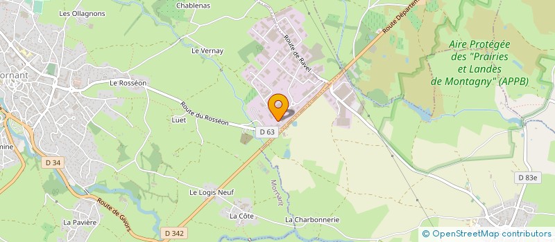 localisation de l'entreprise GECAPE SUD  MORNANT