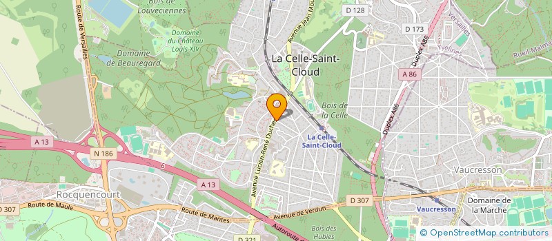 localisation de l'entreprise GECC IMMOBILIER  LA CELLE-SAINT-CLOUD