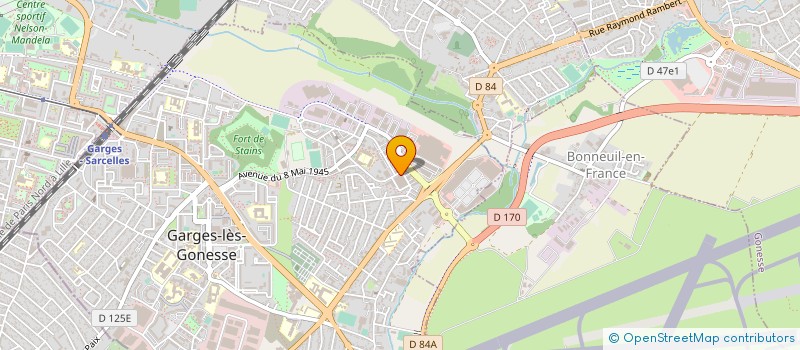 localisation de l'entreprise GECCEL INFORMATIQUE  GARGES-LES-GONESSE