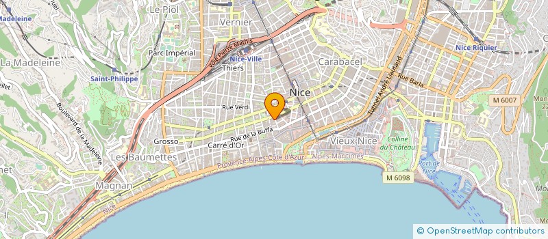 localisation de l'entreprise GECHRIS à NICE