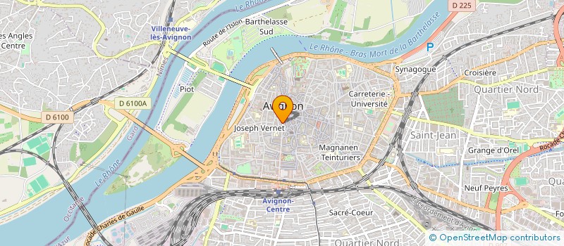 localisation de l'entreprise GECI GEST ETUDE CONSEIL INFORM  AVIGNON