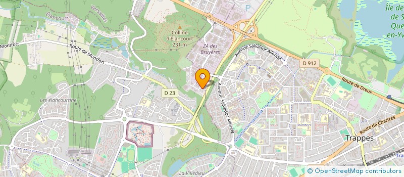 localisation de l'entreprise GECIF  ELANCOURT