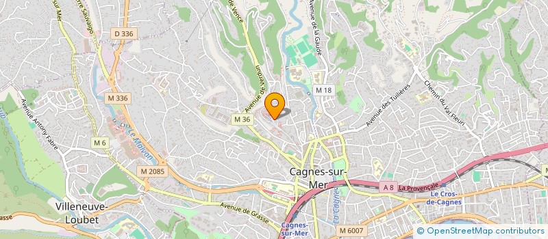 localisation de l'entreprise GECKO 2.0 à CAGNES-SUR-MER