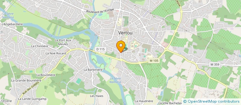 localisation de l'entreprise GECKO à VERTOU