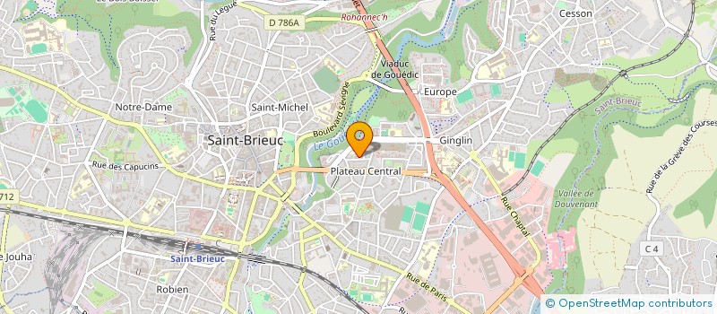 localisation de l'entreprise GECKO DEVELOPPEMENT à SAINT-BRIEUC