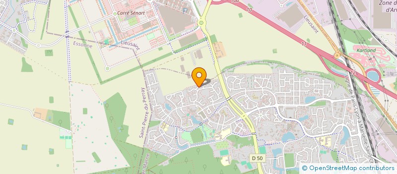 localisation de l'entreprise GECKO IMMO  SAVIGNY-LE-TEMPLE