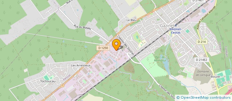 localisation de l'entreprise GECKO SYSTEMES  CESTAS