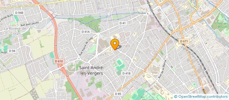 localisation de l'entreprise GECKOBTP à SAINT-ANDRE-LES-VERGERS