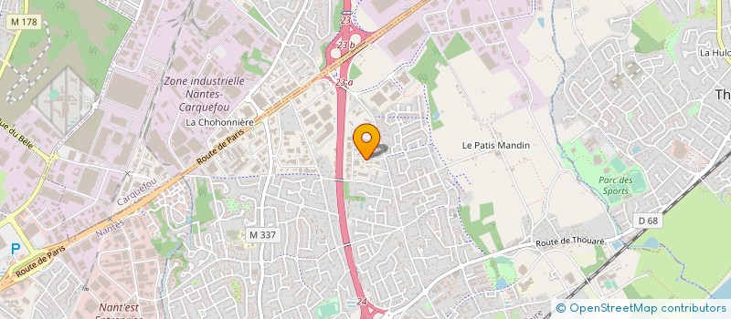 localisation de l'entreprise GECKSYS à SAINTE-LUCE-SUR-LOIRE