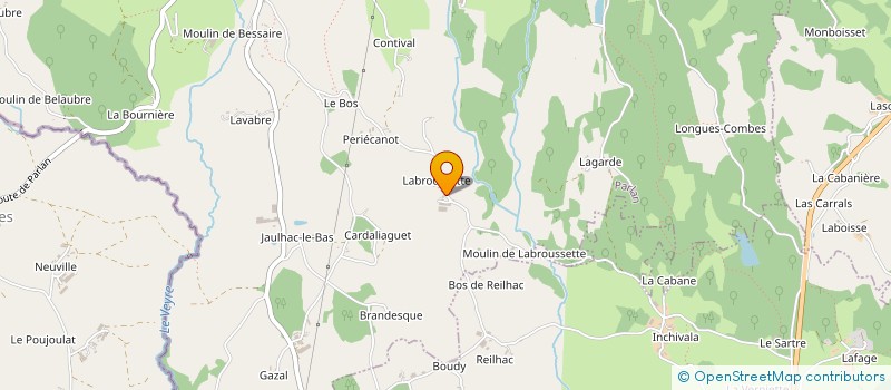 localisation de l'entreprise GECO ENERGIE à PARLAN