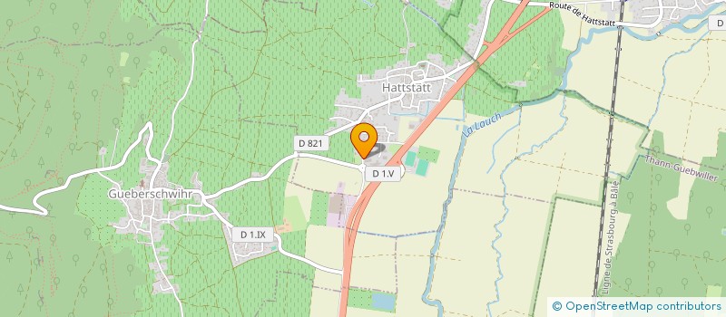 localisation de l'entreprise GECO - GESTION ENVOI COLIS  HATTSTATT