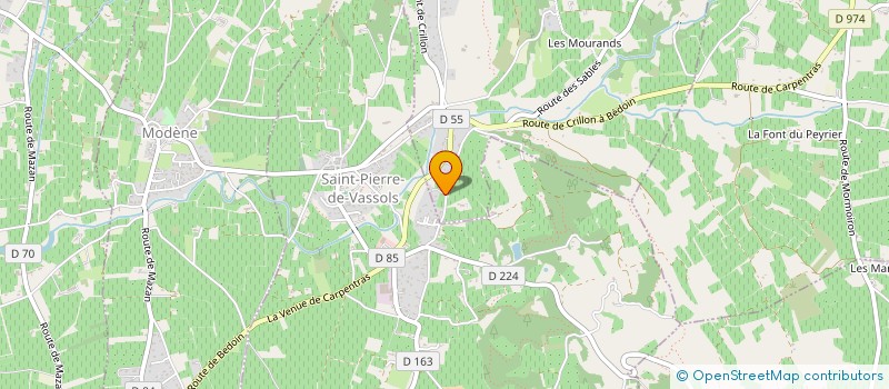 localisation de l'entreprise GECO-TEC à CRILLON-LE-BRAVE