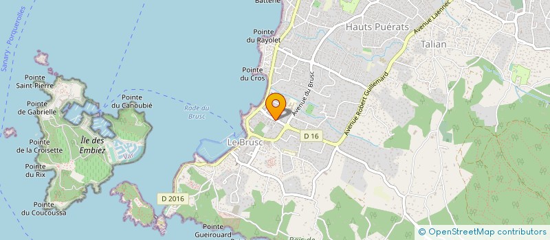 localisation de l'entreprise GECODIA à SIX-FOURS-LES-PLAGES