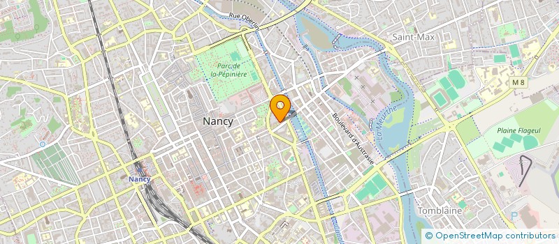 localisation de l'entreprise GECOFIN  NANCY