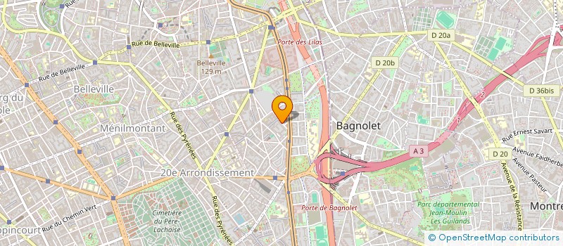 localisation de l'entreprise GECOH GAIN ENERGIE ET CONFORT HABITAT à PARIS