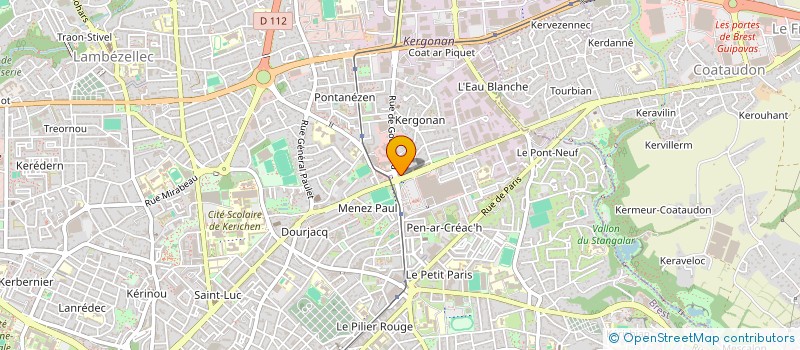 localisation de l'entreprise GECOIFF à BREST