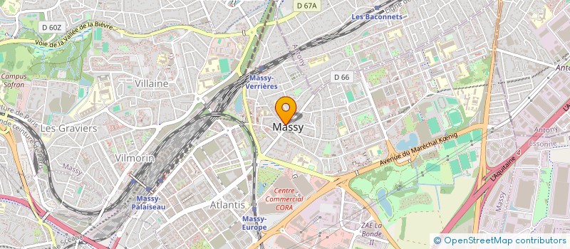 localisation de l'entreprise GECOM à MASSY