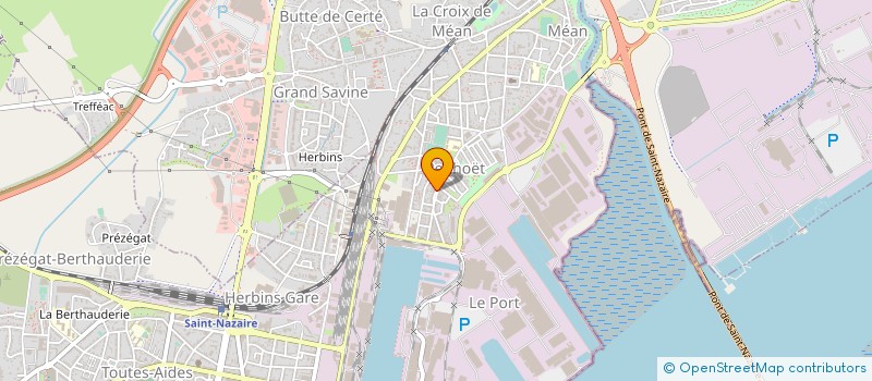 localisation de l'entreprise GECONR à SAINT-NAZAIRE