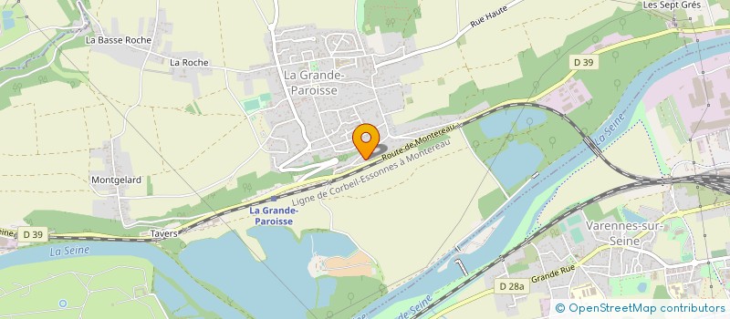 localisation de l'entreprise GECOR  LA GRANDE-PAROISSE