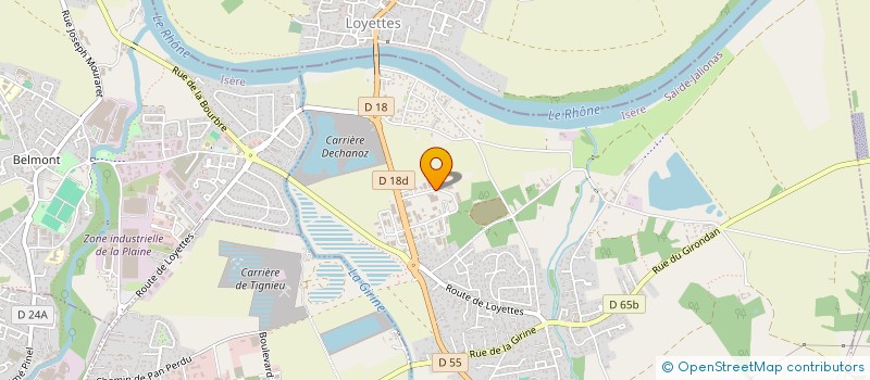 localisation de l'entreprise GECOTECH  SAINT-ROMAIN-DE-JALIONAS