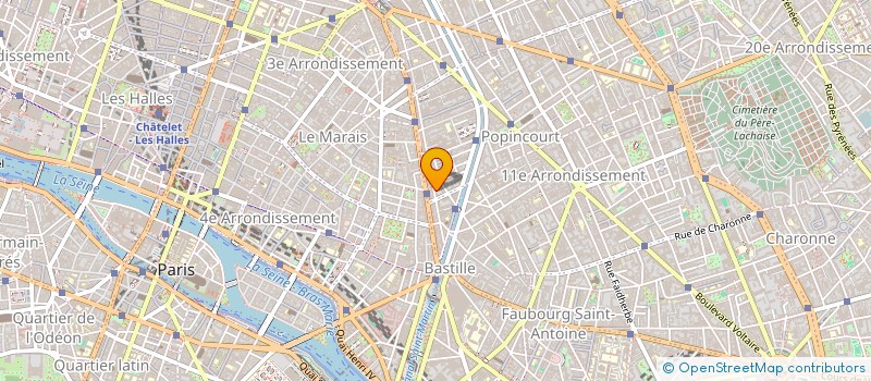 localisation de l'entreprise GECP  PARIS