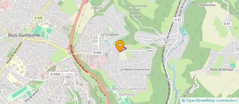 localisation de l'entreprise GECP PROJETS  SAINT-MARTIN-DU-VIVIER