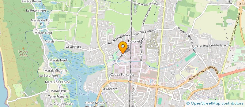 localisation de l'entreprise GECPO à LES SABLES D'OLONNE