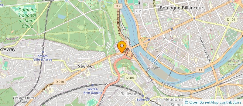 localisation de l'entreprise GECRI  SEVRES