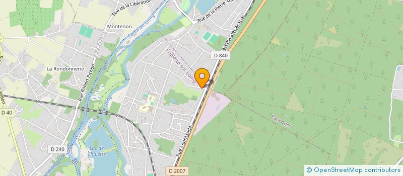 localisation de l'entreprise GECSA  CHALETTE-SUR-LOING