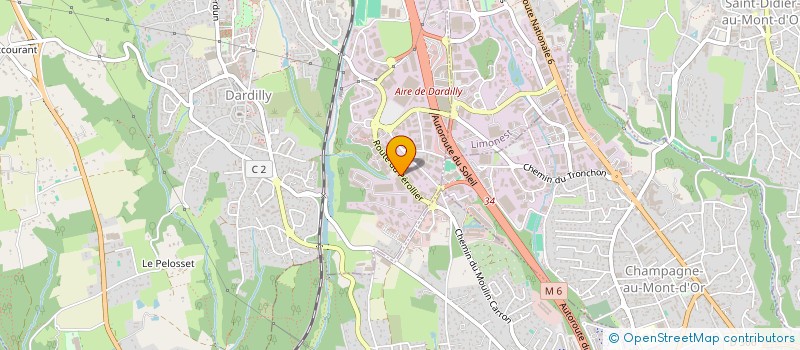 localisation de l'entreprise GED  DARDILLY