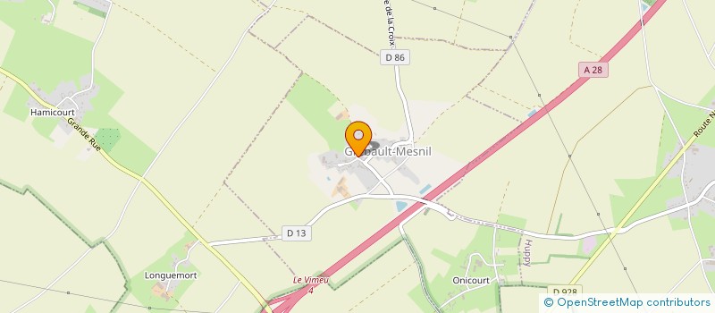 localisation de l'entreprise GED BUSINESS  GREBAULT-MESNIL