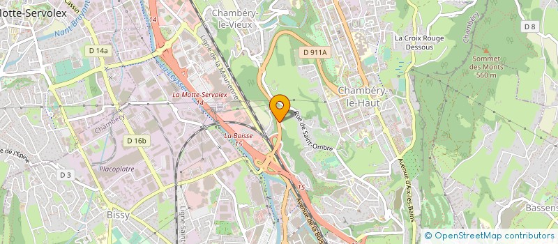 localisation de l'entreprise GED HOLDING  CHAMBERY