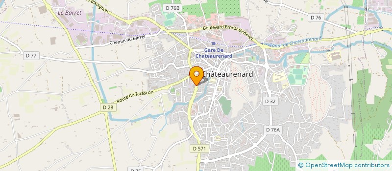 localisation de l'entreprise GED PACA à CHATEAURENARD