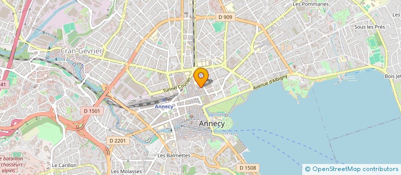 localisation de l'entreprise GEDA à ANNECY