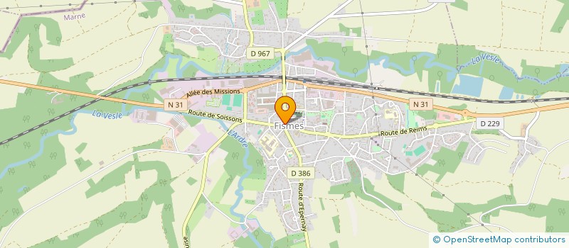 localisation de l'entreprise GEDA DU FISMOIS à FISMES