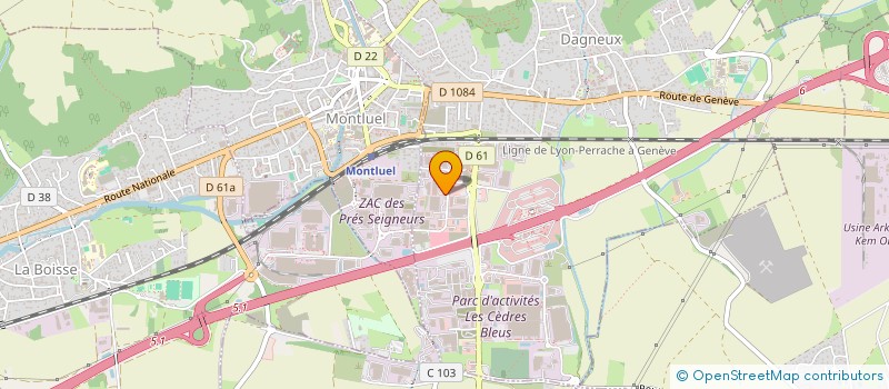 localisation de l'entreprise GEDA INVESTISSEMENTS à MONTLUEL