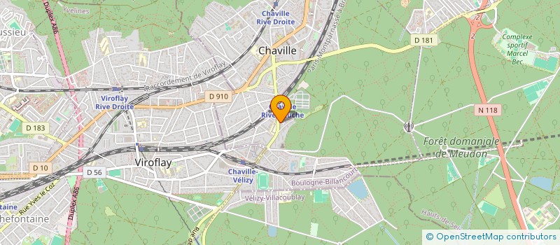 localisation de l'entreprise GEDABEL à CHAVILLE